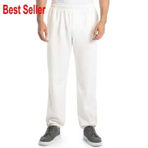 Relaxed Fit Fleece Sweatpants with Pockets Moisture Wicking Breathable Comfort